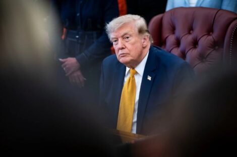 President Trump on Monday in the Oval Office, where he grew angry when asked whether he had spoken with Jeanine Pirro about her decision to withdraw a felony charge against a former Olympic canoeist.Credit...Doug Mills/The New York Times