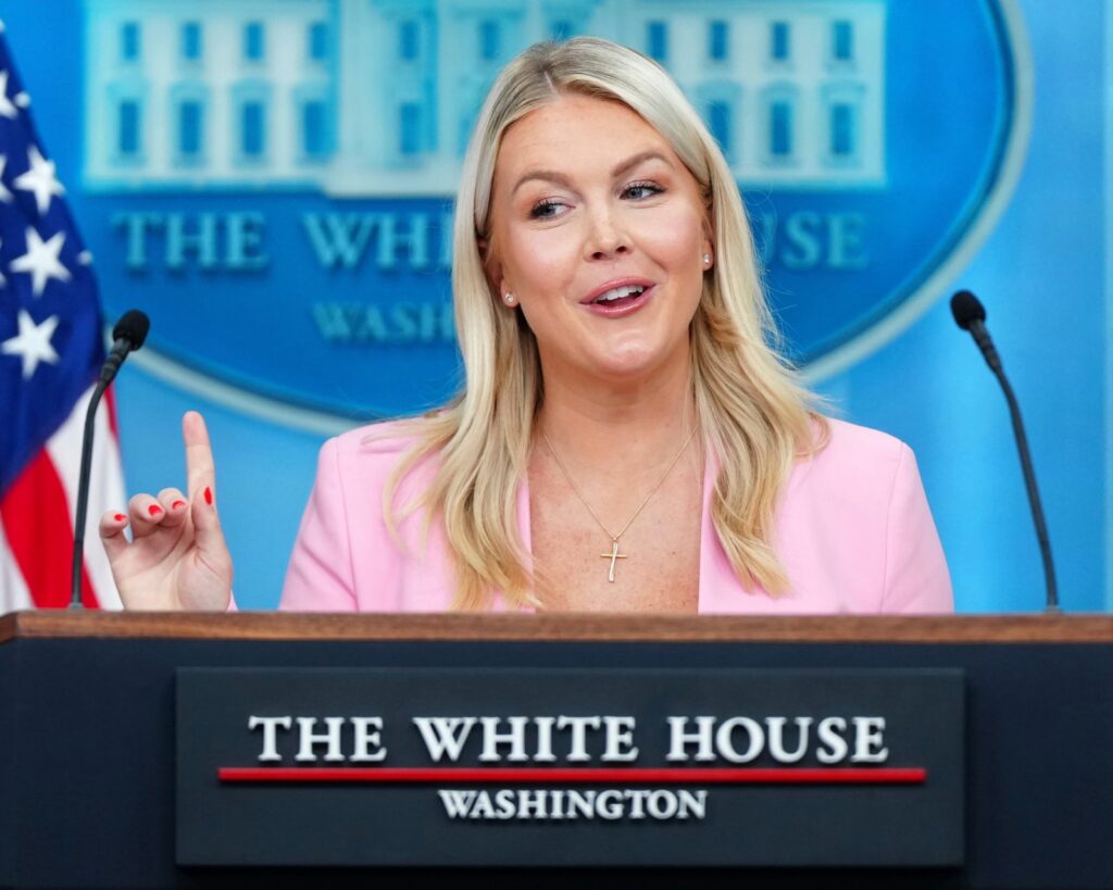 ‘As well as her flair for numbers, Leavitt will also be remembered as a consummate professional who remained dignified under pressure.’ Photograph: Julia Demaree Nikhinson/AP