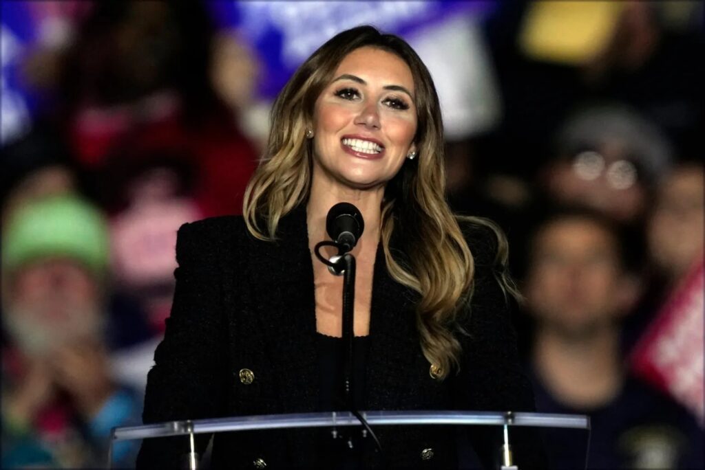 Alina Habba was President Donald Trump’s choice to be U.S. attorney for the District of New Jersey in 2025. Could she be his next press secretary? (MATT ROURKE/AP FILE)