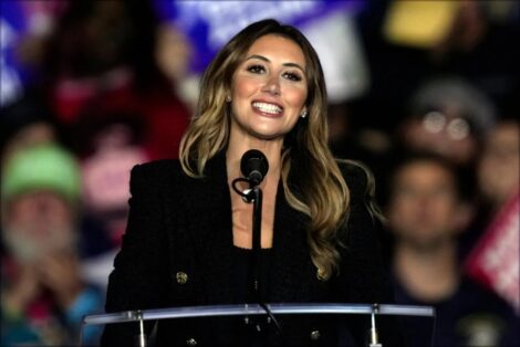 Alina Habba was President Donald Trump’s choice to be U.S. attorney for the District of New Jersey in 2025. Could she be his next press secretary? (MATT ROURKE/AP FILE)
