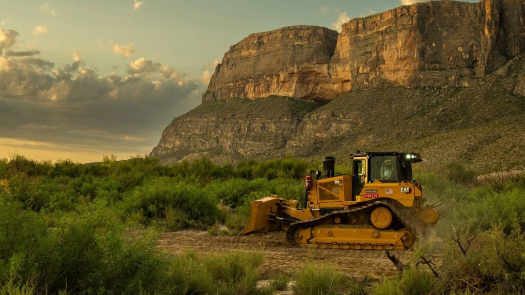 Construction workers cleared a road in Big Bend National Park earlier this month.Credit...Brian Finke