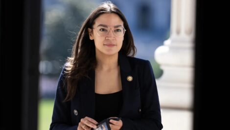 Rep. Alexandria Ocasio-Cortez, D-N.Y., arrives to the U.S. Capitol for the last votes of the week on Friday, May 15, 2026. Tom Williams | Cq-roll Call, Inc. | Getty Images