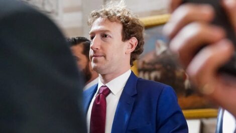 Meta Platforms CEO Mark Zuckerberg departs the office of U.S. Majority Leader John Thune (R-SD) following a meeting at the U.S. Capitol in Washington, D.C., U.S., March 26, 2026. Nathan Howard | Reuters