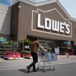 Customers shop at a Lowe's home improvement store on May 20, 2026, in Chicago, Illinois. (Scott Olson/Getty Images) · Scott Olson via Getty Images